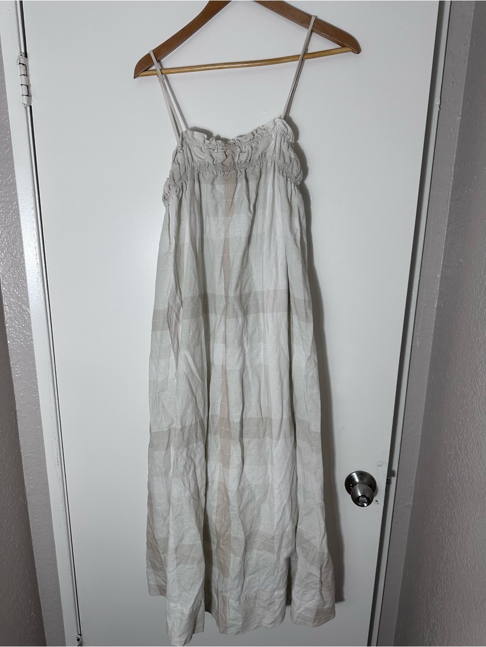 Charlie Holiday Linen Cotton Maxi Dress
